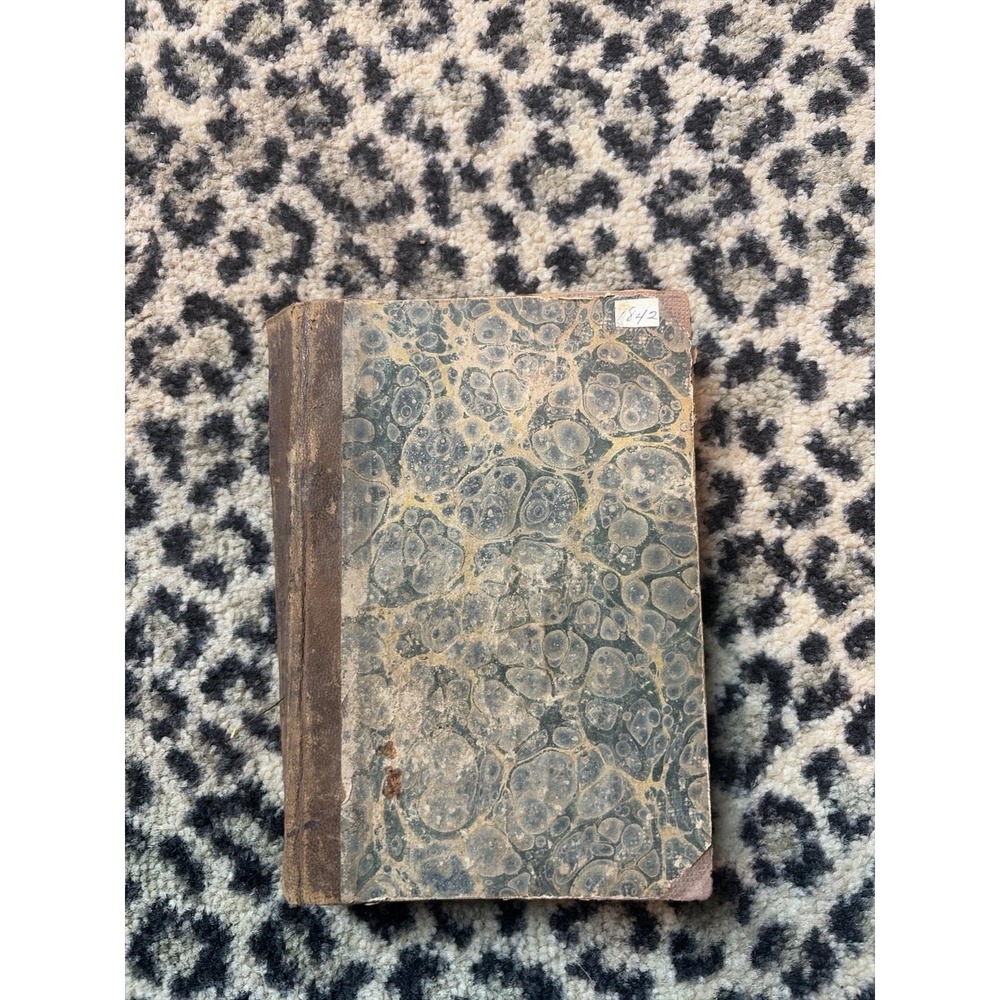 1842 German Book Allgemeine Weltgeschichte Biblical History Calw Stuttgart Rare